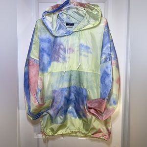 Spirit Jersey Tie Dye Windbreaker. NWOT